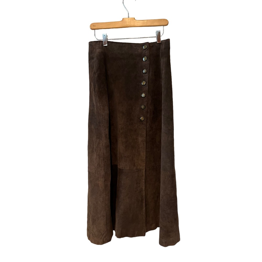 Vintage Brown Maxi Skirt